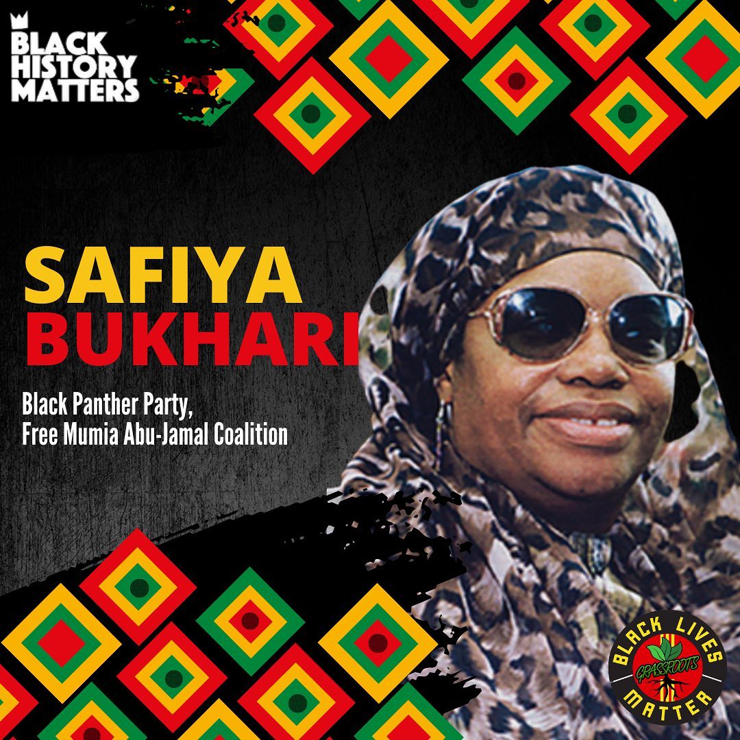 Safiya Bukhari – Black Panther Party, Free Mumia Abu-Jamal Coalition ...